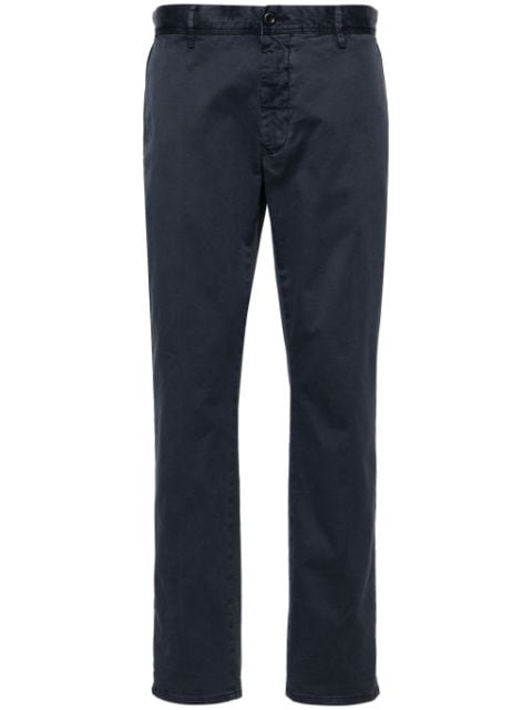 Incotex tapered-leg cotton chino trousers