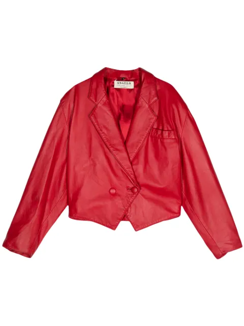 A.N.G.E.L.O. Vintage Cult 1980s pre-owned leather blazer