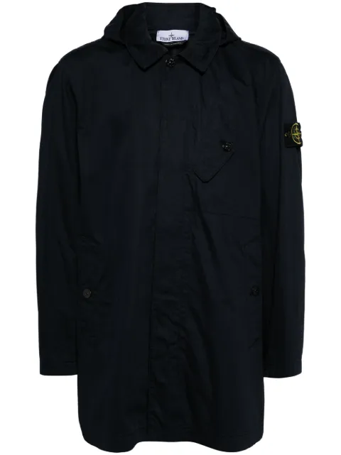 Stone Island chamarra con capucha y distintivo Compass