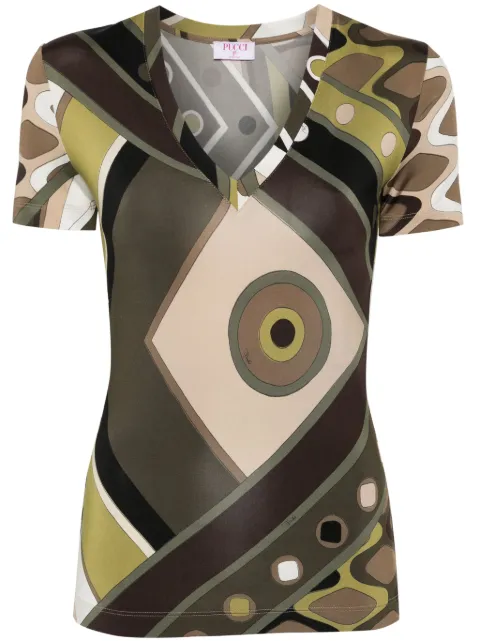 PUCCI Vivara-print satin T-shirt