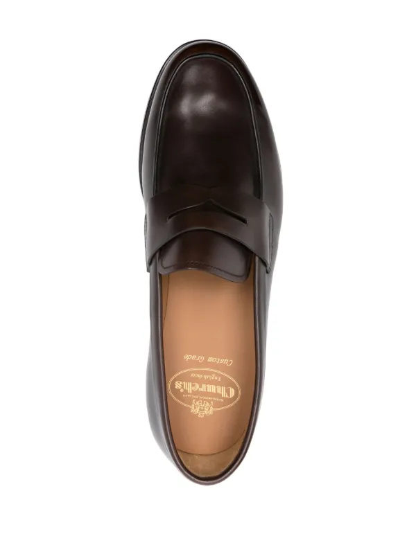 『church's』Brown Leather Moccasins church's』Brown Leather Moccasins 【公式通販】