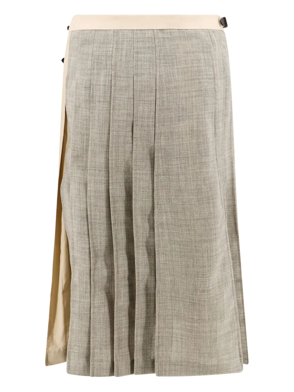 Durazzi Milano Midi-plooirok - Grijs
