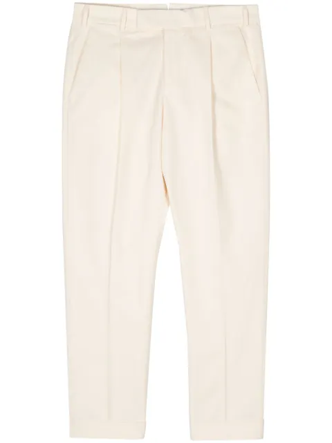 PT Torino pressed-crease slim-cut trousers