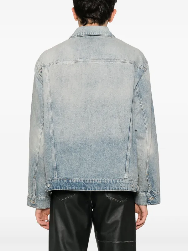 【送料&関税込】CourrA¨ges City Denim Jacket Courrèges Cocoon Denim Jacket | Blue | FARFETCH