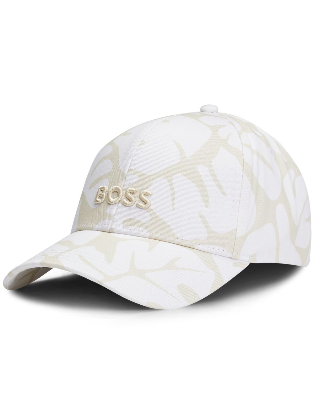 Hugo Boss Logo-embroidered Baseball Cap In White