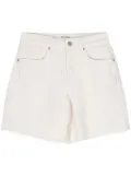 Reformation Raye denim shorts - White