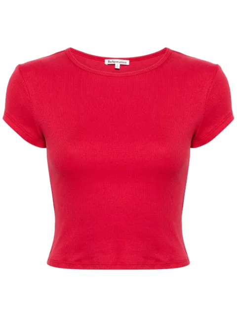 Reformation Muse cropped T-shirt