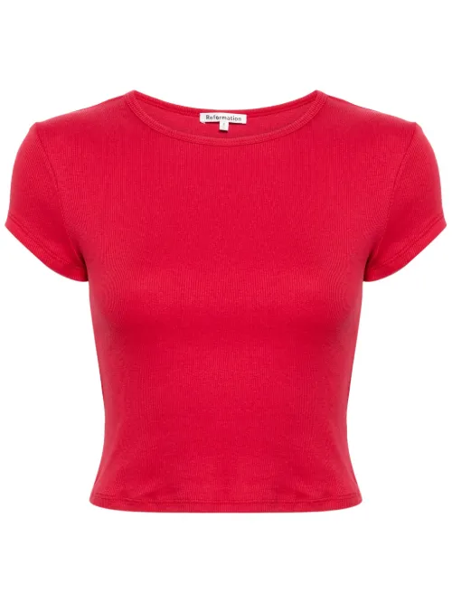 T-shirt Muse crop - Reformation - Modalova