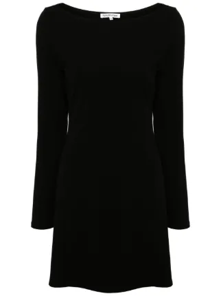 collared rib-knit midi dress Black Rib Knit Collared Sleeveless Fitted Maxi Dress - FINAL SALE main image 1