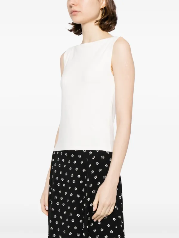 Reformation Dusk ボートネック トップ | ホワイト | FARFETCH JP