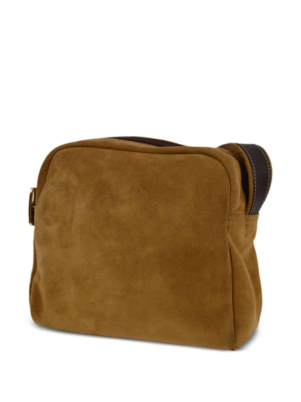 LOEWE 1990-2000s Anagram-embossed shoulder bag - Bruin