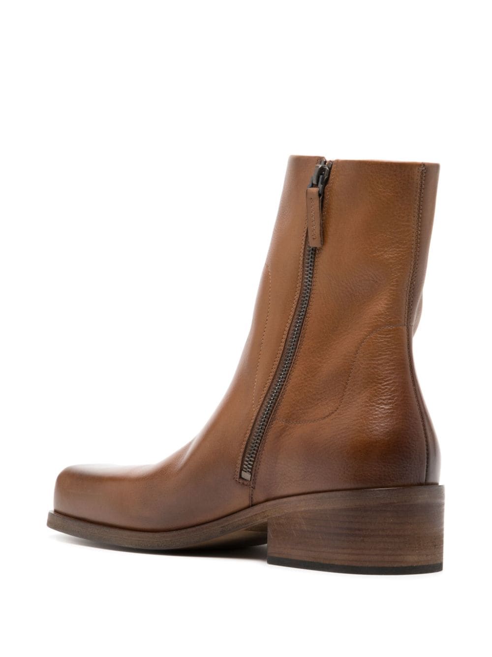 Shop Marsèll Cassello 50mm Leather Boots In Brown
