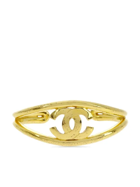 CHANEL Pre-Owned 1997 CC logo cuff