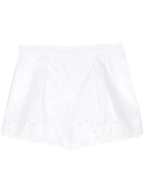 Dice Kayek embroidered cotton shorts 