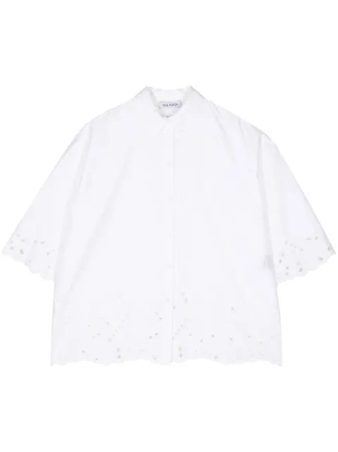 Dice Kayek camisa con logo bordado
