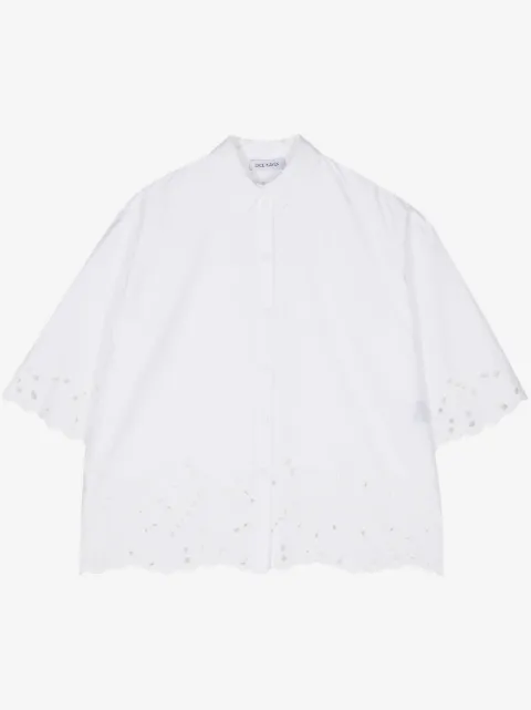 Dice Kayek camisa con logo bordado