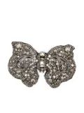 Dice Kayek crystal-embellished hair clip - Silver