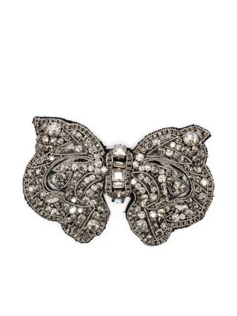 Dice Kayek crystal-embellished hair clip