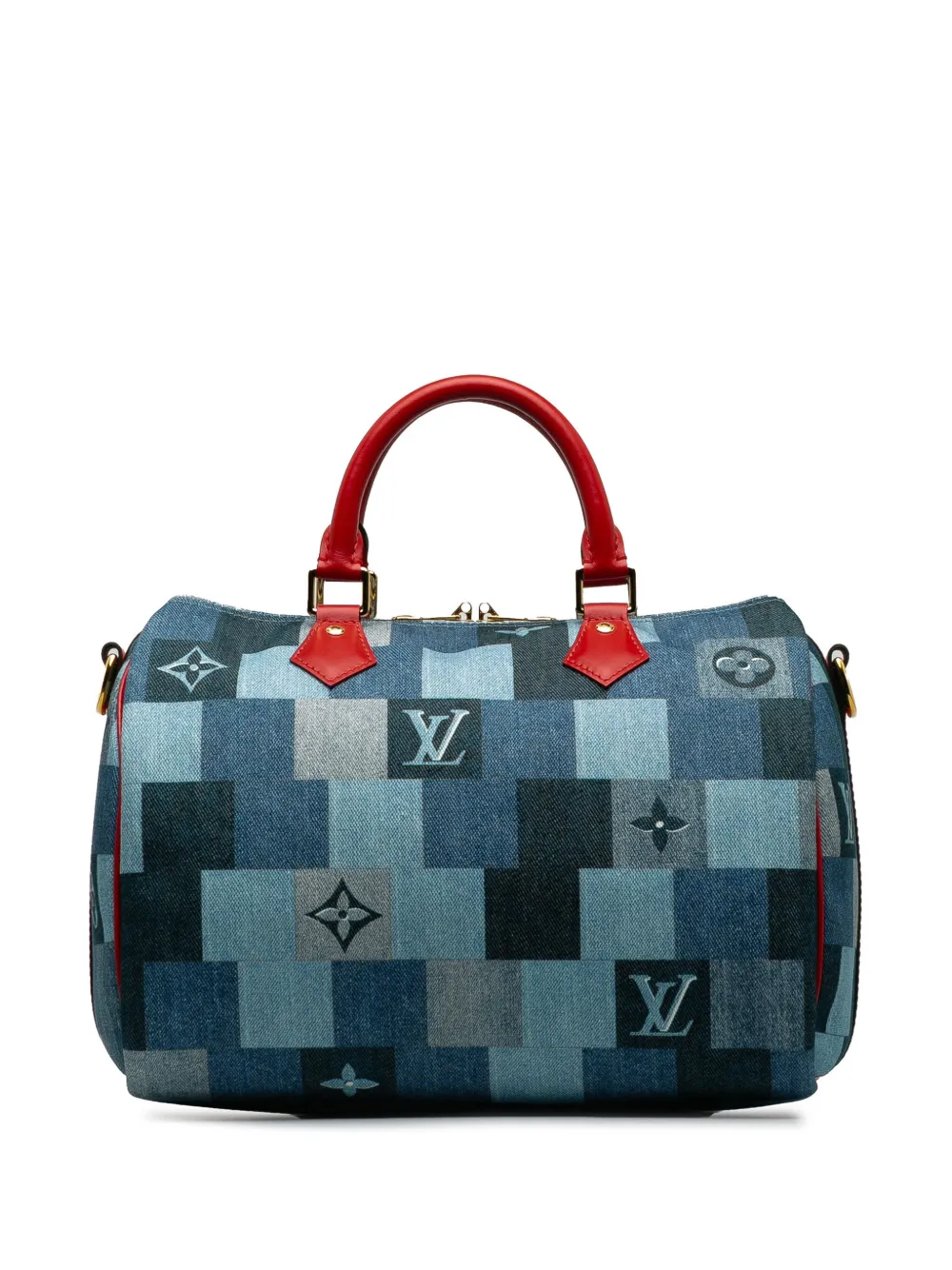 Louis Vuitton Pre-Owned 2019 Speedy 30 Bandoulière two-way handbag - Blauw