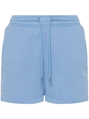 ショートパンツ MAISON KITSUNE Women Shorts  Burmudas MW01113KM03250134 Bei Off-White Casual Pleated Bermuda Denim Shorts by Maison