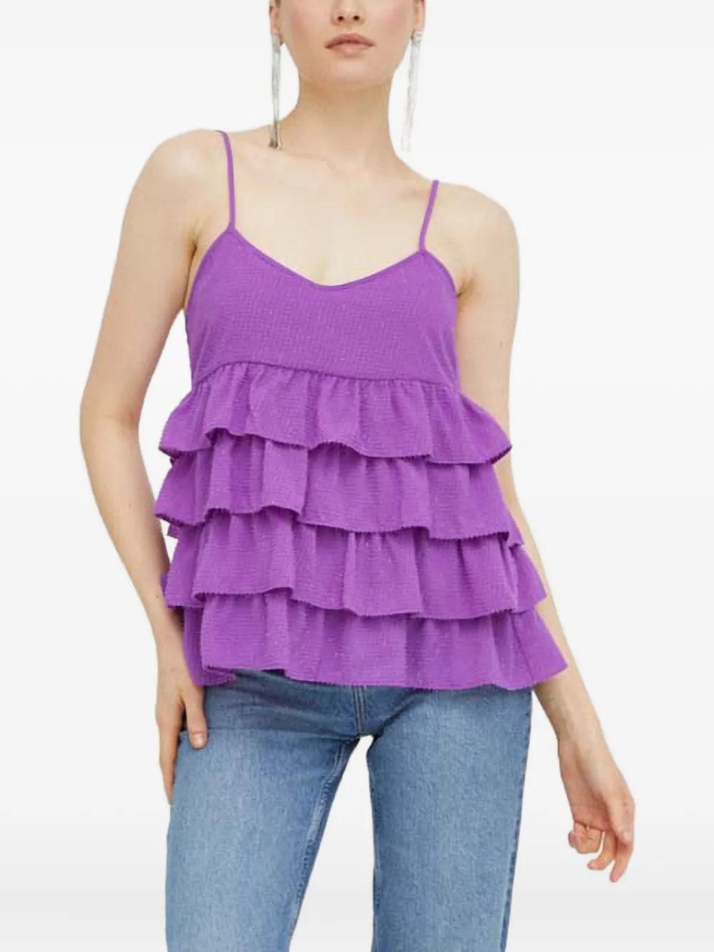 TWINSET ruffled top - Violett