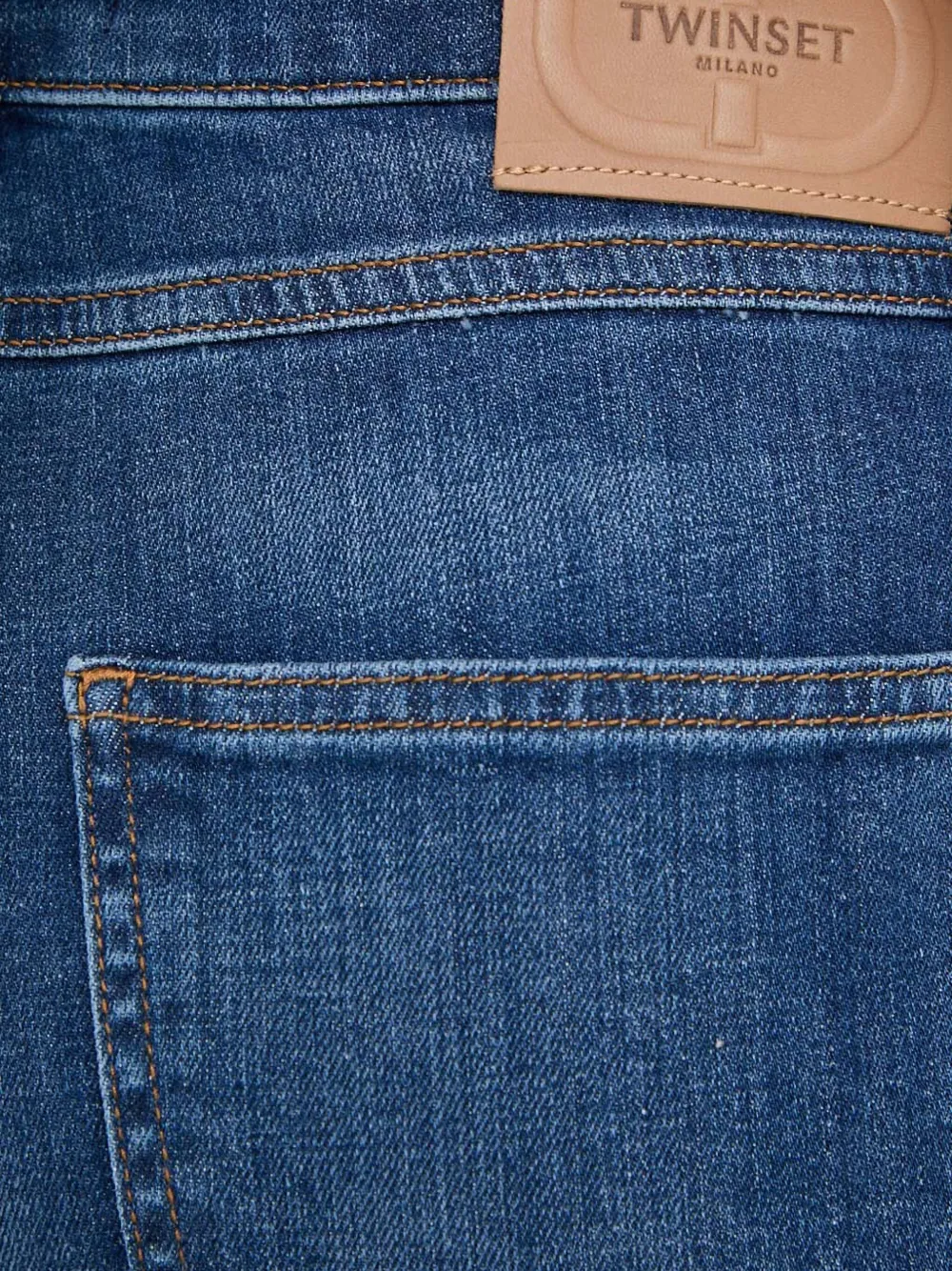 Twinset Buttoned Jeans In Blue