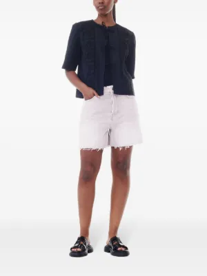 新品未使用 GANNI ガニー ストライプ ショートパンツ ハーフパンツ 36 360528382_2.jpg