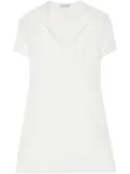 Low Classic semi-sheer hoodie - White