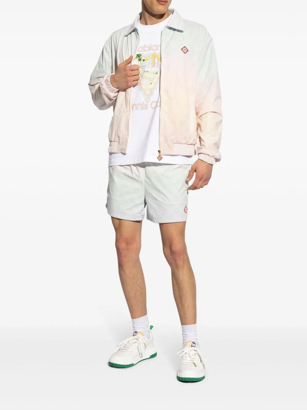 Casablanca Court leather sneakers