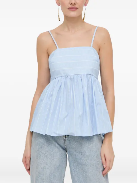TWINSET top a rayas con detalle de moño