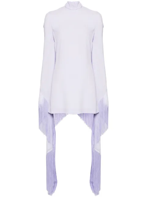 Taller Marmo Del Mar fringed mini dress