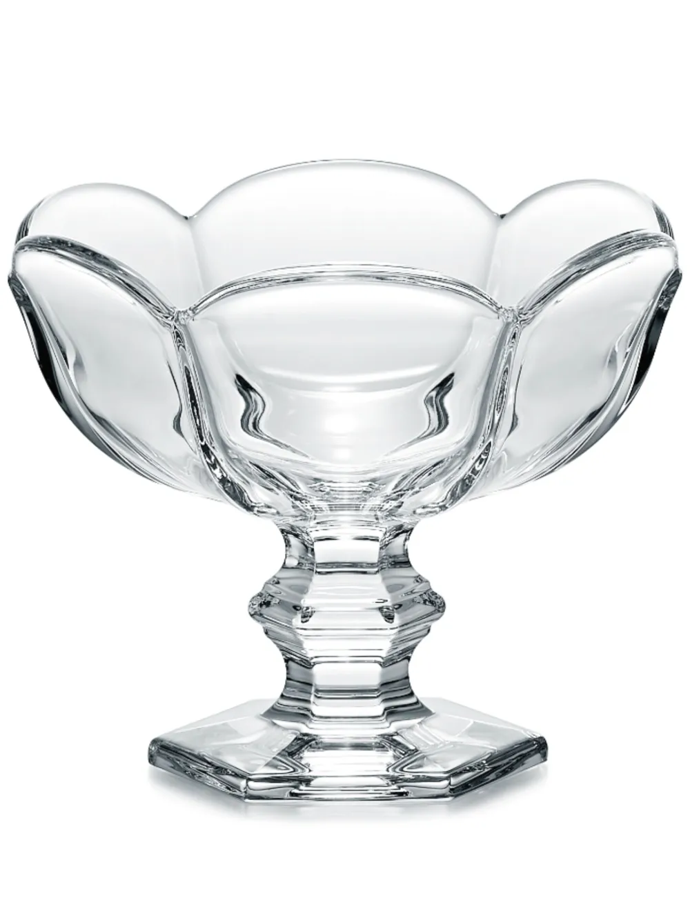 Baccarat Crystal Harcourt Tulipe Presentation Bowl In Transparent