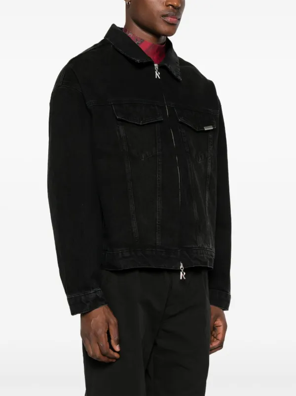 Represent R4 Denim Jacket | Black | FARFETCH