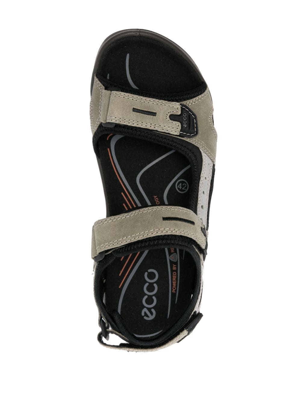 Shop Ecco Offroad Touch-strap Sandals In Green