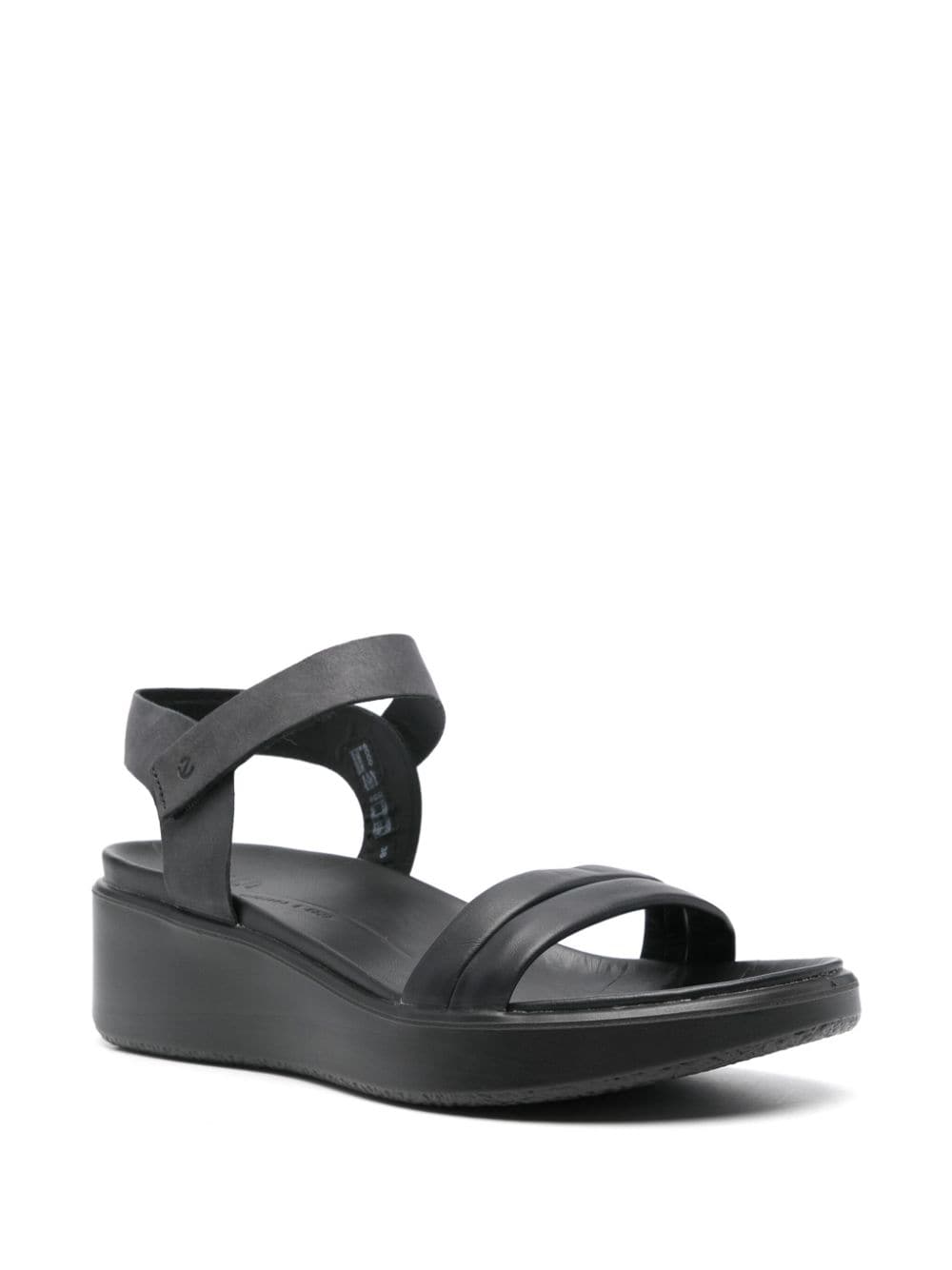 Shop Ecco 45mm Flowt Sandals In Black