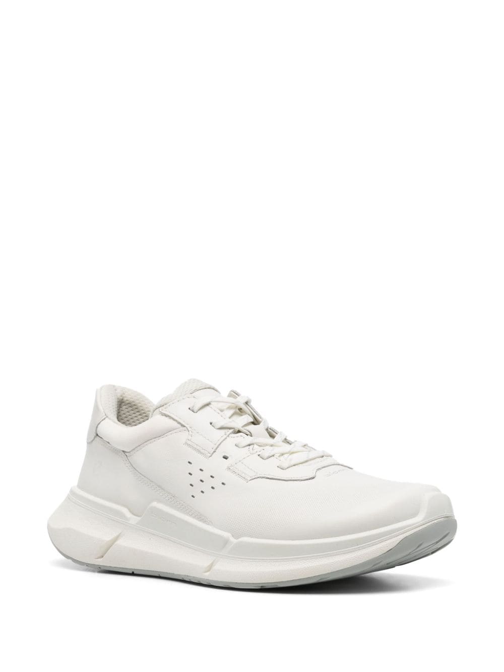 Shop Ecco Biom 2.2 W Leather Sneakers In White