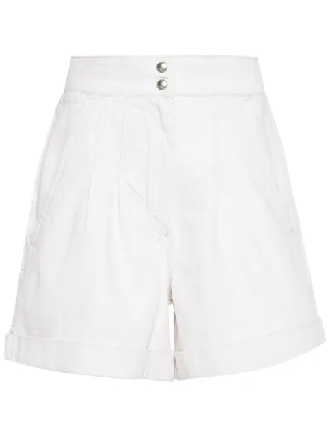 IRO pleat-detailing twill shorts