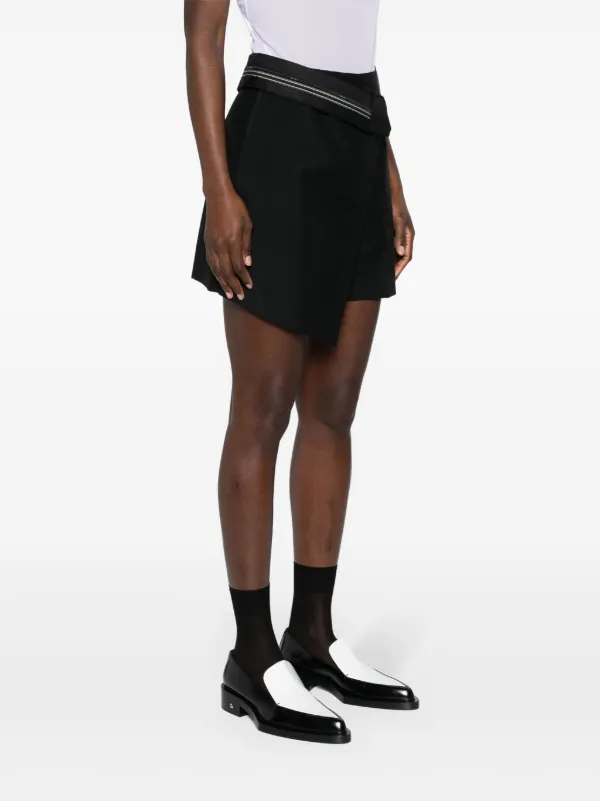 FENDI ブラック ロゴショートパンツ FENDI ラップショートパンツ | ブラック | FARFETCH JP