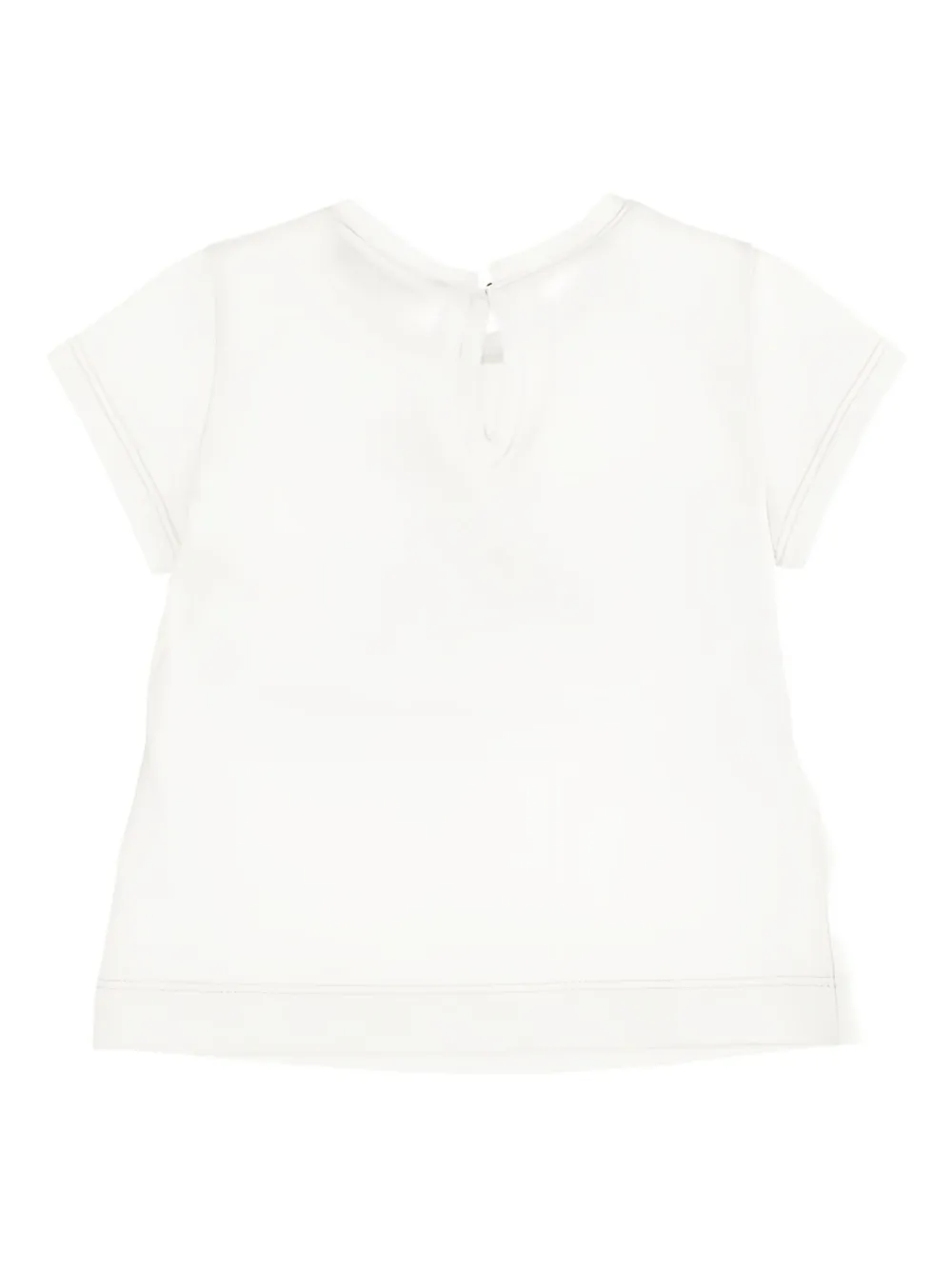 Monnalisa bow-embellished graphic T-shirt | Baby T-Shirts | Image 2