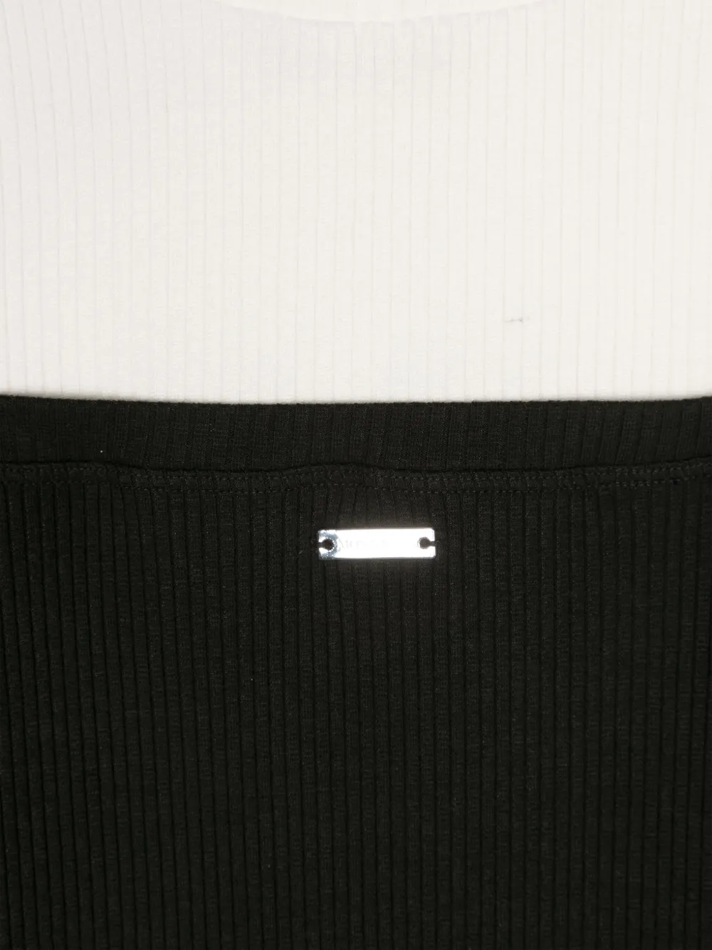 Monnalisa Mini-jurk met hoge hals Zwart