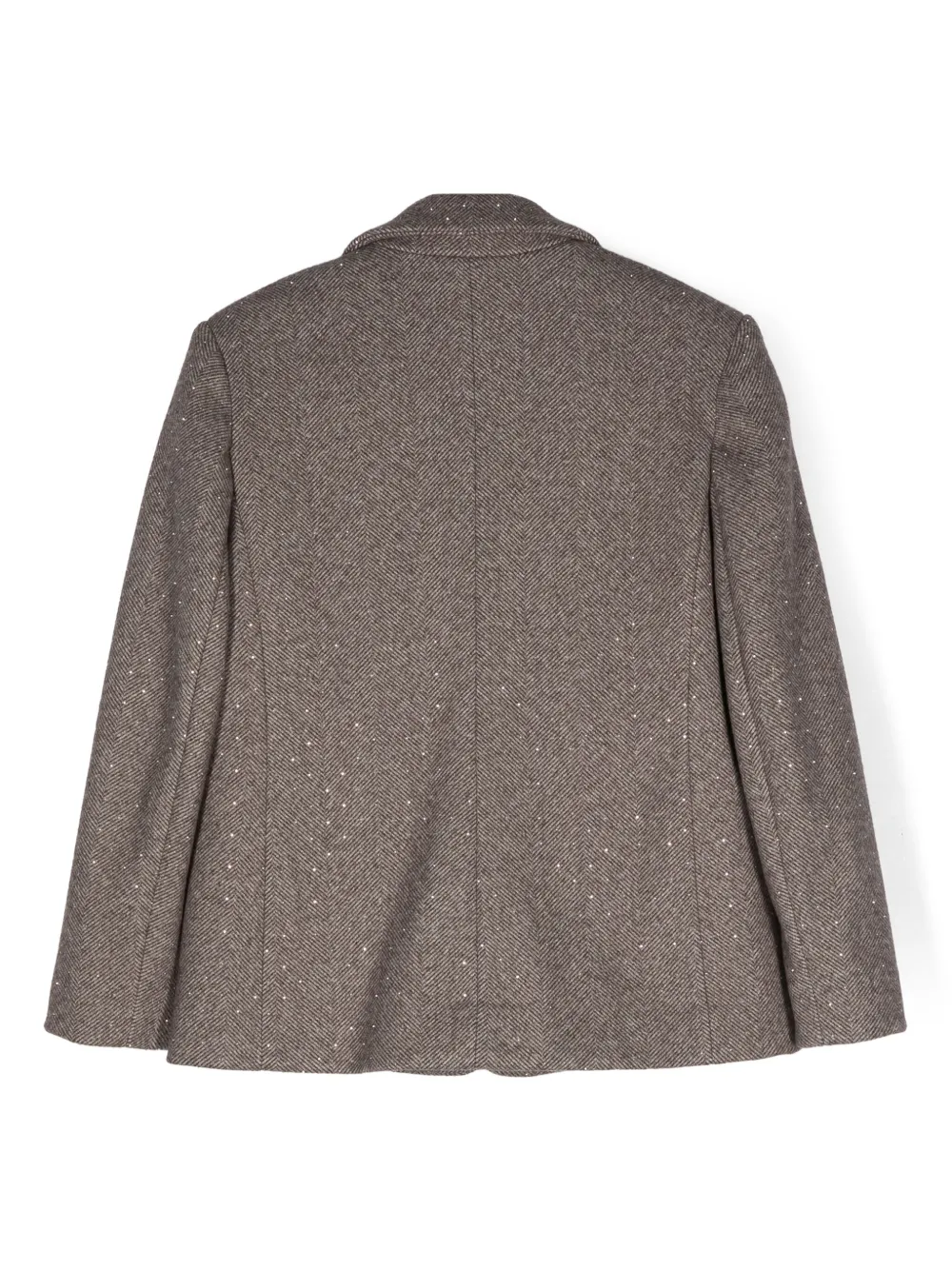 Monnalisa Blazer verfraaid met kristallen - Grijs