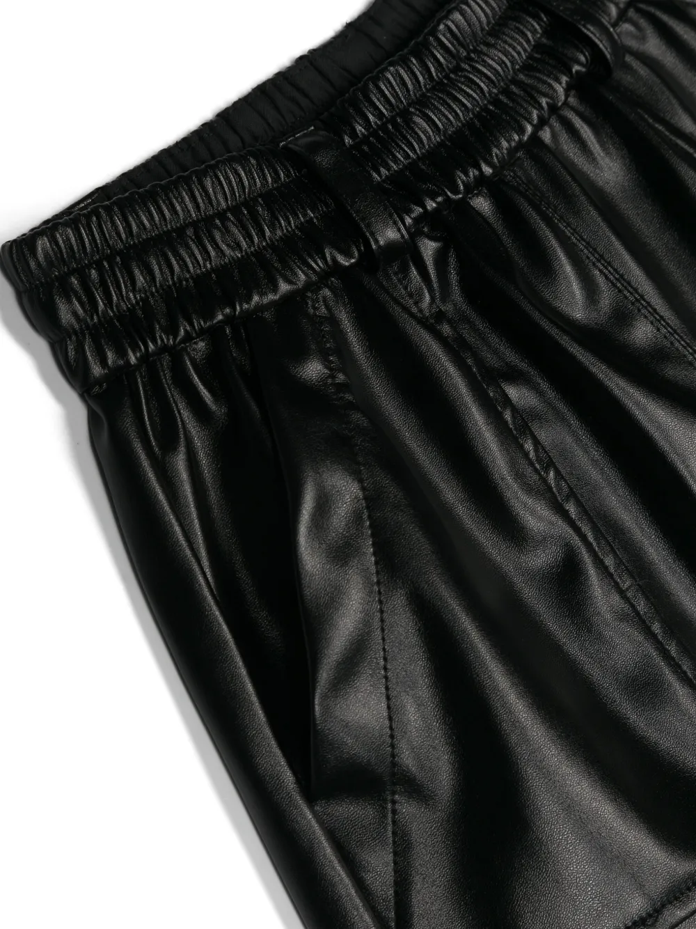 Monnalisa Shorts met logoplakkaat Zwart