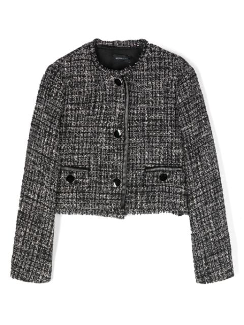 Monnalisa cropped tweed jacket