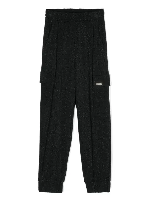 Monnalisa lurex cargo trousers