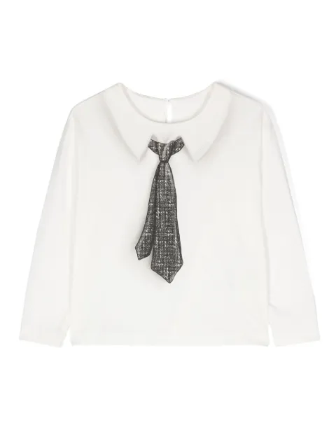 Monnalisa tie-print cotton T-shirt