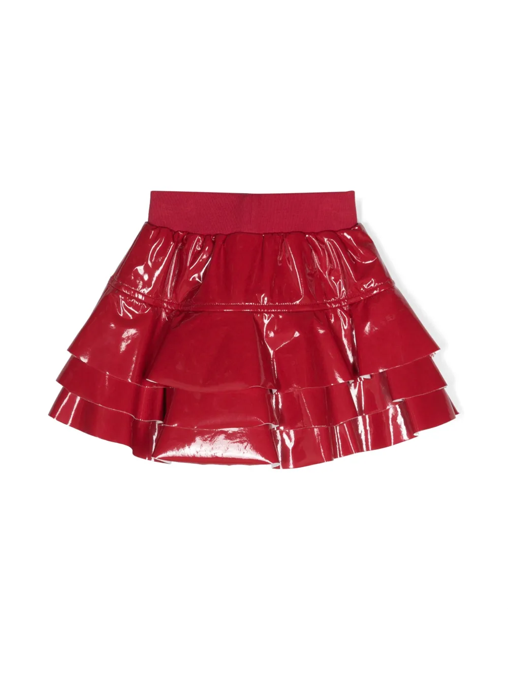 Monnalisa High waist mini-rok - Rood