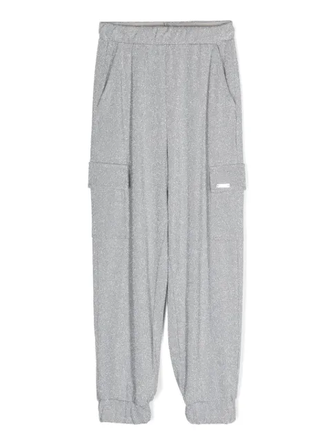 Monnalisa lurex cargo trousers
