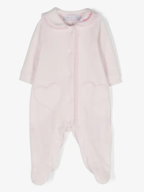 Monnalisa logo-embroidered pyjamas