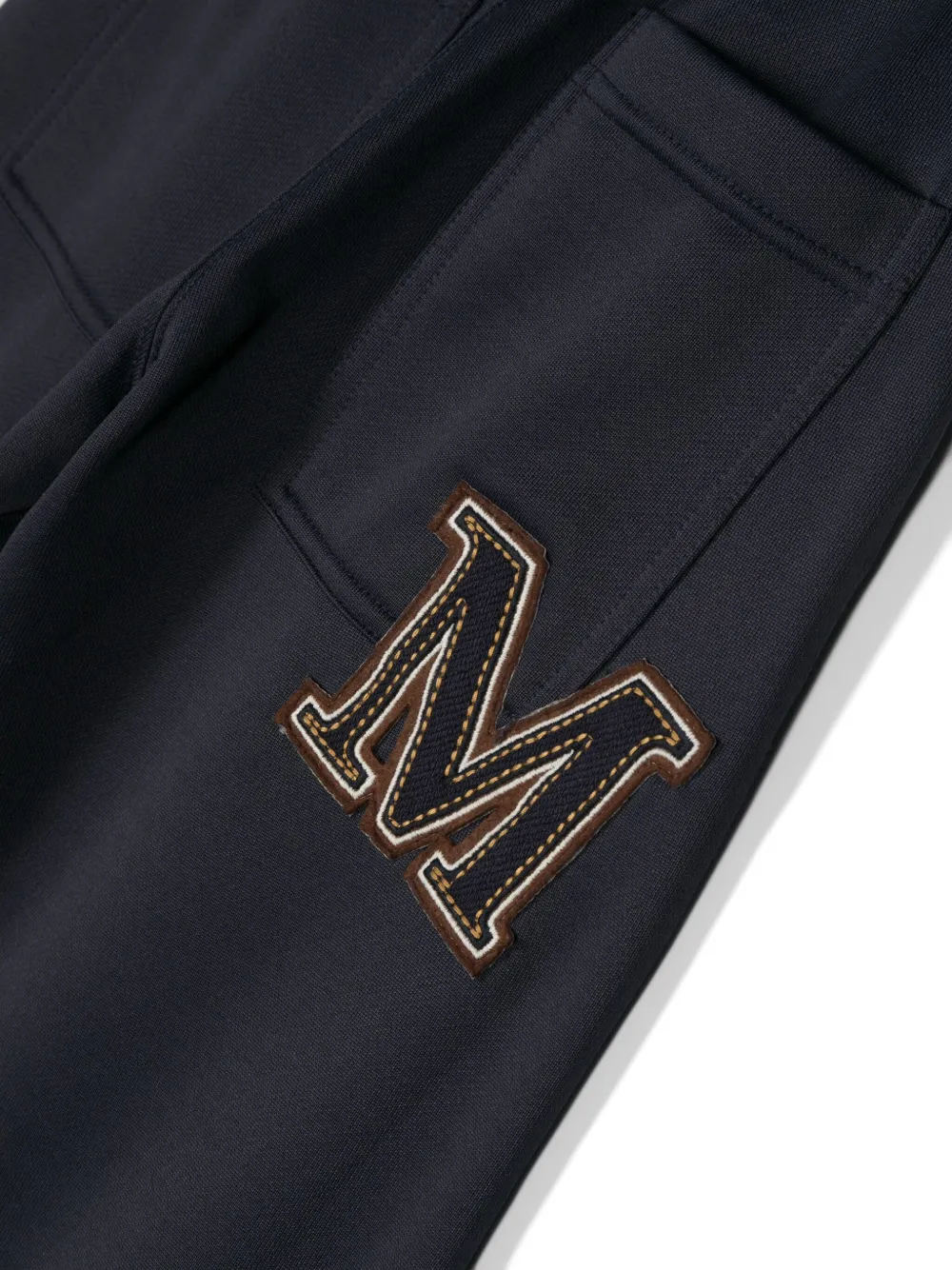 Monnalisa Trainingsbroek met logopatch Blauw