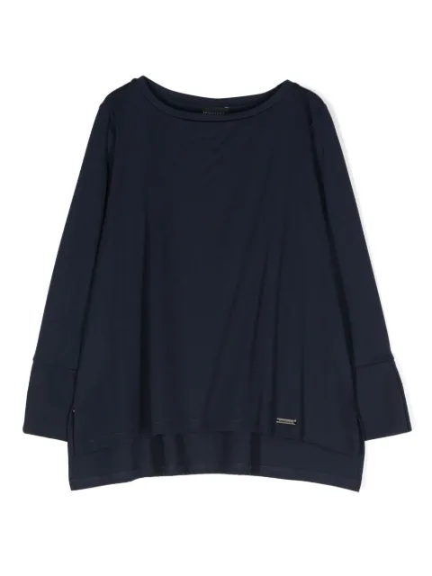 Monnalisa crew-neck long-sleeve T-shirt